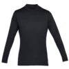 Under Armour UA Baselayer CG Armour Mock W8 MENS LS SMALL BLACK 4 -Elite Golf Shop 335501 Under Armour CG Armour Mock Baselayer Black a 1