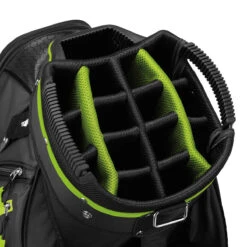 TaylorMade TMade Select Plus Cart Bag UNISEX ONE SIZE BLK LIME -Elite Golf Shop 338618 black lime 5