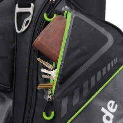 TaylorMade TMade Select Plus Cart Bag UNISEX ONE SIZE BLK LIME -Elite Golf Shop 338618 black lime 6