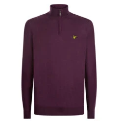 Lyle & Scott Lyle Scott Windtop PulloverW22 MENS HZ L SMALL MIDGRYMAR -Elite Golf Shop 341473 AutumnBerry LyleScott Golf Pullover 1 1