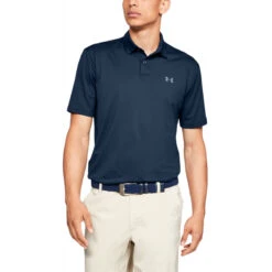 Under Armour UA Polo Performance 2 0 S22 MENS SS X SMALL ACADPITCH -Elite Golf Shop 342456 Academy PitchGray Under Armour Performance 2.0 Polo Shirt 3