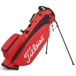 Titleist Players 4 Stand Bag UNISEX ONE SIZE GREYGRAPH -Elite Golf Shop 344157 Red Black Titleist Players 4 Stand Bag 1 1