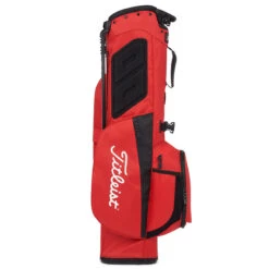 Titleist Players 4 Stand Bag RED BLACK -Elite Golf Shop 344157 Red Black Titleist Players 4 Stand Bag 3