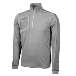 Galvin Green GGreen Jacket Dwight InsulaW21 MENS HZ L SMALL BLKSHKWHT -Elite Golf Shop 351581 Shark Galvin Green Windtop Dwight Insula 1