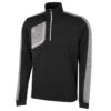Galvin Green GGreen Jacket Dwight InsulaW21 MENS HZ L SMALL BLKSHKWHT -Elite Golf Shop 351581 Sharkskin Black White Galvin Green Windtop Dwight Insula 1 1