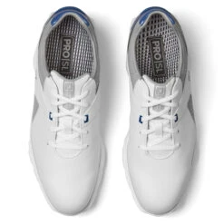 FootJoy FJ Pro SL S20 ATHLETIC 7 MED WHTGRYBLU -Elite Golf Shop 355188 WhiteGreyBlue FootJoy Pro SL Shoes 2020 3