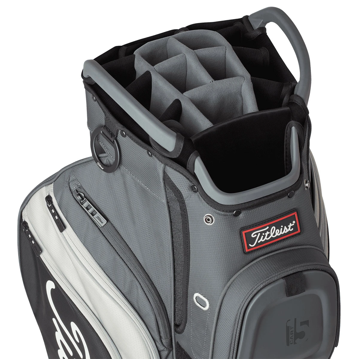 Titleist Cart 15 Cart Bag UNISEX ONE SIZE CHARBLKGY 6 Titleist Cart 15 Cart Bag UNISEX ONE SIZE CHARBLKGY - Image 4