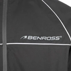Benross Jacket Pro Shell X W20 MENS FZ L SMALL RDBK -Elite Golf Shop 360781 Black Black Benross Pro Shell X Waterproof Jacket 3