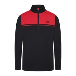 Benross Midlayer Pro X W20 MENS HZ L SMALL GRY BLACK -Elite Golf Shop 360808 Black Red Benross Pro Shell X Midlayer 1 1