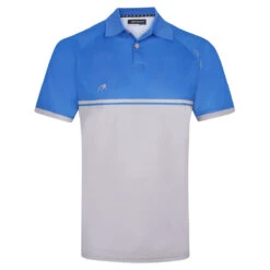 Benross Polo Pro Shell X W20 MENS SS SMALL GREY -Elite Golf Shop 360870 Blue Grey Benross Pro Shell X Polo Shirt 1