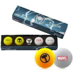 Volvik Marvel 4 Ball An Marker Black Widow -Elite Golf Shop 361206 Volvik Marvel 4 Ball plus marker 5 3