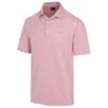 Greg Norman GNorman Polo CoreShark LogoW22 MENS SS SMALL ANTIQUEPK -Elite Golf Shop 361900 AntiquePink Greg Norman Freedom Micro Pique Polo Shirt 1