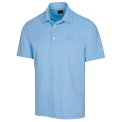 Greg Norman GNorman Polo CoreShark LogoW22 MENS SS SMALL ANTIQUEPK -Elite Golf Shop 361900 CoastalBlue Greg Norman Freedom Micro Pique Polo Shirt 1