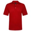 Greg Norman GNorman Polo CoreShark LogoW21 MENS SS SMALL CRANBERRY -Elite Golf Shop 361900 Cranberry Greg Norman Freedom Micro Pique Polo Shirt 1