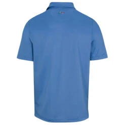 Greg Norman GNorman Polo CoreShark LogoS22 MENS SS SMALL COAST -Elite Golf Shop 361900 MalibuBlue Greg Norman Freedom Micro Pique Polo Shirt 2