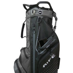Rife Waterproof Stand Bag UNISEX ONE SIZE BLACK -Elite Golf Shop 362213 Black Rife Waterproof Stand Bag 5