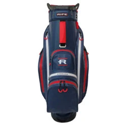 Rife Waterproof Cart Bag UNISEX ONE SIZE NAVYRED -Elite Golf Shop 362216 Navy Red Rife Waterproof Cart Bag 3