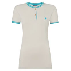 Ocean Tee Polo Oceanic Ladys LADIES SS SMALL AQUA -Elite Golf Shop 362330 LightGrey OCEANTEE Oceanic Ladies Polo Shirt 1