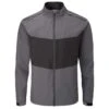 Ping Jacket Downton W20 MENS FZ L SMALL ASPHBLCK -Elite Golf Shop 363633 downton asphalt