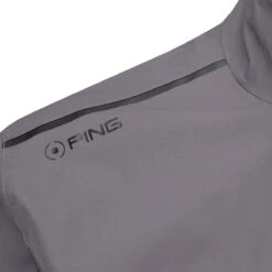 Ping Jacket Downton W20 MENS FZ L SMALL ASPHBLCK -Elite Golf Shop 363633 asphalt ex1