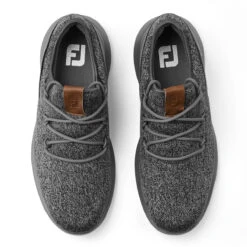 FootJoy FJ Flex Coastal W20 ATHLETIC 7 MED BLKCHARC -Elite Golf Shop 364409 Black Charcoal FootJoy Flex Coastal Shoes 4