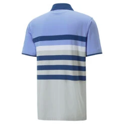 PUMA Golf Puma Polo MATTR One Way S22 MENS SS SMALL COBALTWHT -Elite Golf Shop 364798 LavendarPop Blazing Blue PUMA MTTR One Way Polo Shirt 2