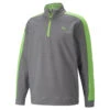 PUMA Golf Puma Windtop Cloudspun T7 S21 MENS HZ L SMALL BLKQUSHDE -Elite Golf Shop 364917 QuietShade Greenery PUMA Golf Cloudspun T7 Midlayer 1