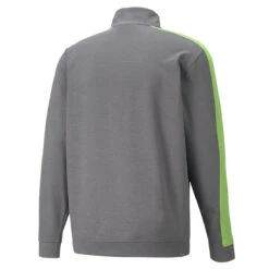 PUMA Golf Puma Windtop Cloudspun T7 S21 MENS HZ L SMALL BLKQUSHDE -Elite Golf Shop 364917 QuietShade Greenery PUMA Golf Cloudspun T7 Midlayer 2