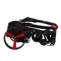 MGI Trolley Zip X3 Electric UNISEX ONE SIZE BLACK -Elite Golf Shop 365372 MGI Zip X3 Lithium Electric Trolley 3