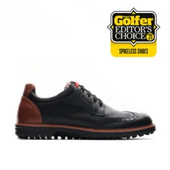 Duca Del Cosma Eldorado S21 ATHLETIC 7 WHTBLUCOG -Elite Golf Shop 366676 Black Cognac Duca Del Cosma Eldorado Shoes 6