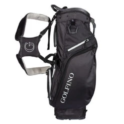 Golfino Premium Stand Bag MENS ONE SIZE BLKSILVER -Elite Golf Shop 366768 black 3