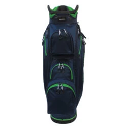 Golfino Premium Cart Bag MENS ONE SIZE NAVY GREEN 10 Golfino Premium Cart Bag MENS ONE SIZE NAVY GREEN -Elite Golf Shop 366772 Navy Green GOLFINO Premium Cart Bag 3