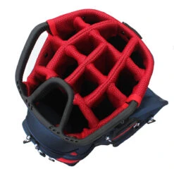 Golfino Premium Cart Bag MENS ONE SIZE NAVY RED -Elite Golf Shop 366772 Navy Red GOLFINO Premium Cart Bag 4