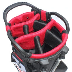 Benross Pro-lite 2 Stand Bag UNISEX ONE SIZE BLKWHTRED -Elite Golf Shop 367059 Black White Red Benross PRO LITE 2.0 Stand Bag 4
