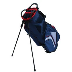 Benross Pro-lite 2 Stand Bag UNISEX ONE SIZE BLKWHTRED -Elite Golf Shop 367059 Navy White Red Benross PRO LITE 2.0 Stand Bag 2 1