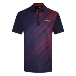 Stromberg Polo Flux Fade S21 MENS SS SMALL SKYBLNVY -Elite Golf Shop 367840 flux fade navy red 1 1