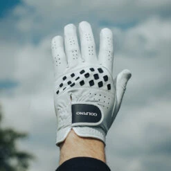 Golfino Cabretta Glove Mens MENSLH SMALL WHITEBLK -Elite Golf Shop 367889 ls 1