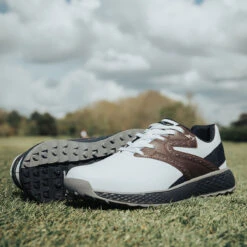 Greg Norman GNorman Maidens S2C S21 ATHLETIC 7 NVYWH -Elite Golf Shop 368081 brown 7