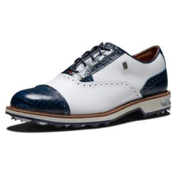 FootJoy FJ Premiere Tarlow S21 ATHLETIC 7 MED WHT NAVY -Elite Golf Shop 369442 White Navy FootJoy Premiere Tarlow Shoes 4