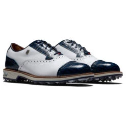 FootJoy FJ Premiere Tarlow S21 ATHLETIC 7 MED WHT NAVY -Elite Golf Shop 369442 White Navy FootJoy Premiere Tarlow Shoes 6