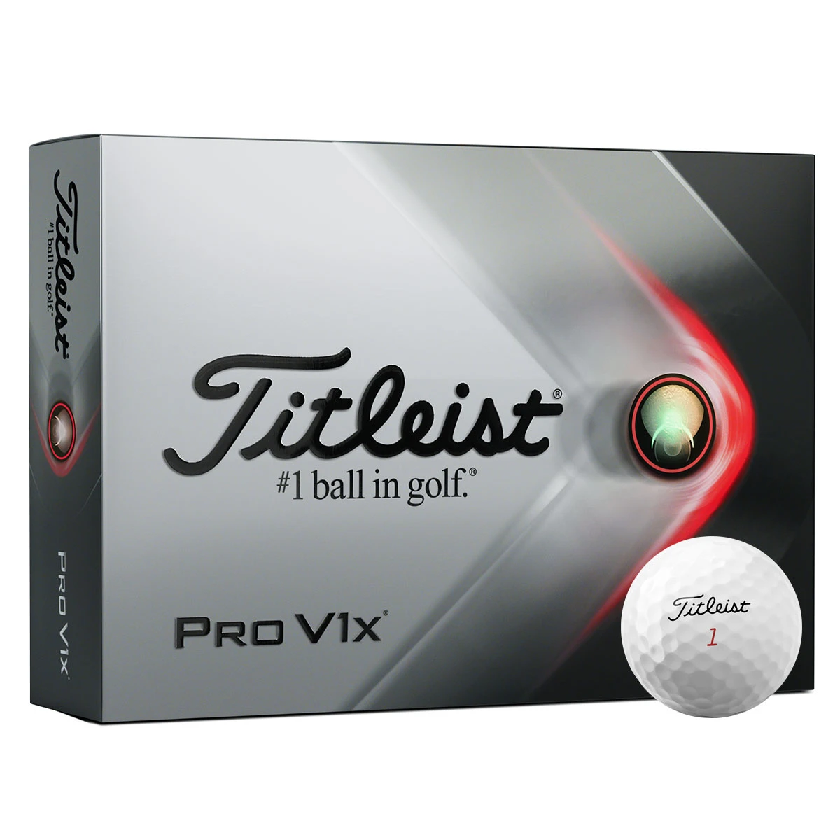 Titleist Pro V1x 12 Ball Pack WHITE 3 Titleist Pro V1x 12 Ball Pack WHITE