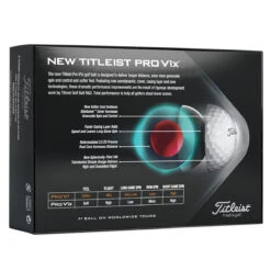 Elite Golf Shop -Elite Golf Shop 369506 White Titleist Pro V1x 12 Ball Pack 2021 2