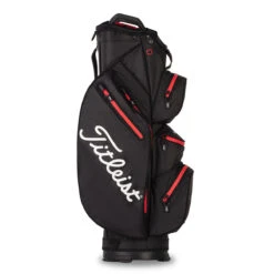 Titleist Stadry 14 Cart Bag UNISEX ONE SIZE BLK RED -Elite Golf Shop 388660 Black Red Titleist StaDry 14 Cart Bag 4