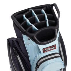 Titleist Stadry 14 Cart Bag NAVY RED -Elite Golf Shop 388660 Navy Sky Grey Titleist StaDry 14 Cart Bag 4