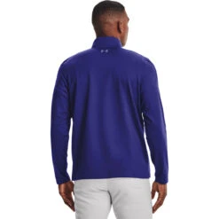 Under Armour UA Midlayer Storm HZ S21 MENS HZ L SMALL REGSTARLI -Elite Golf Shop 388765 Regal Starlight Under Armour Storm Zip Midlayer 5