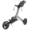 Benross Slider Golf Trolley UNISEX ONE SIZE GREY 2 Benross Slider Golf Trolley UNISEX ONE SIZE GREY -Elite Golf Shop 388923 GreyBlack Benross Slider 3 Wheel Push Trolley 1