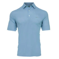Greg Norman GNorman Polo CoreShark LogoS22 MENS SS SMALL COAST
