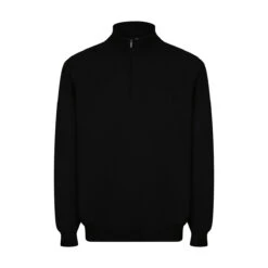 Greg Norman Gnorman Windtop WeatherLnd W21 MENS HZ L SMALL NAVYBLUE -Elite Golf Shop 390324 Black Greg Norman Weatherknit Lined Quarter Zip Midlayer 1 1