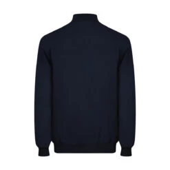 Greg Norman Gnorman Windtop WeatherLnd W21 MENS HZ L SMALL SHARKGRY -Elite Golf Shop 390324 Navy Greg Norman Weatherknit Lined Quarter Zip Midlayer 2
