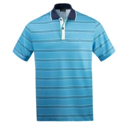 Golfino Polo Multi Stripe S21 MENS SS SMALL BLUE BAY